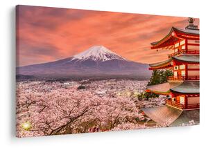 Obraz - Fujiyoshida, Japonsko (90x60 cm)
