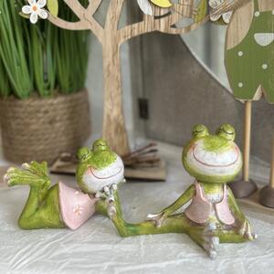 Keramická dekorácia - žaba cena za 1 ks