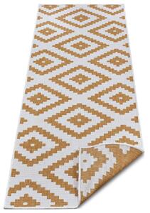 NORTHRUGS - Hanse Home koberce Kusový koberec Twin-Wendeteppiche 105794 Ochre – na von aj na doma - 80x350 cm