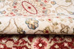 Okrúhly vintage koberec krémovej farby krémová Šírka: 100 cm
