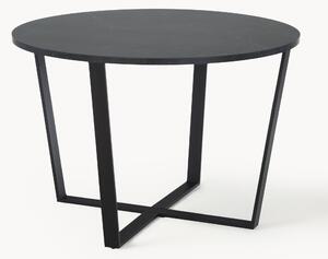 Okrúhly stôl s mramorovým vzhľadom Amble, Ø 110 cm