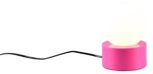 TRIO Reality R59051093 COUNTESS stolná lampička 1xE14 V170mm ružová, biela, ON/OFF