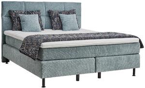 BOXSPRINGOVÁ POSTEĽ, 180/200 cm, svetlomodrá Beldomo - Sleep - Postele