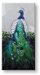 Maľovaný obraz na stenu PÁV 60x120 cm