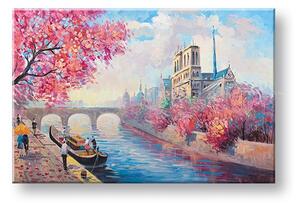 Maľovaný obraz na stenu BENÁTKY 90x60 cm - 90×60 cm / Klasický 2 cm