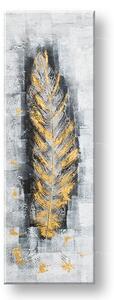 Maľovaný obraz na stenu LIST 40x120 cm