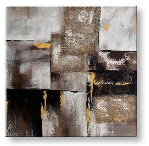 Maľovaný obraz na stenu ABSTRAKT 70x70 cm