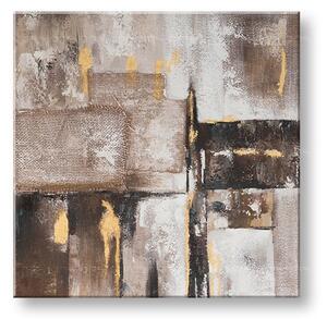 Maľovaný obraz na stenu ABSTRAKT 70x70 cm