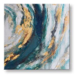 Maľovaný obraz na stenu ABSTRAKT 70x70 cm - 70×70 cm / Klasický 2 cm