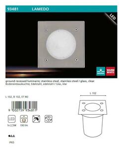 EGLO 93481 LAMEDO pochôdzne LED svietidlo 1X2,5W (190lm)