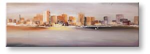 Maľovaný obraz na stenu MESTO 120x40 cm