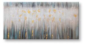 Maľovaný obraz na stenu ABSTRAKT 140x70 cm - 140×70 cm / Klasický 2 cm