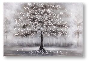 Maľovaný obraz na stenu STROM 90x60 cm