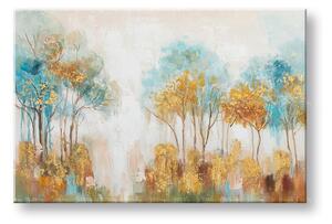 Maľovaný obraz na stenu STROMY 90x60 cm - 90×60 cm / Klasický 2 cm