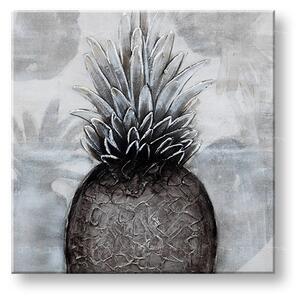 Maľovaný obraz na stenu ANANÁS 60x60 cm