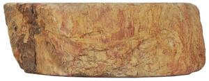Umývadlo 45x35x15 cm, fosílny kameň, krémové