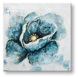 Maľovaný obraz na stenu KVETY 50x50 cm - 50×50 cm / Klasický 2 cm