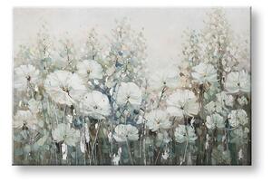 Maľovaný obraz na stenu KVETY 120x80 cm - 120×80 cm / Klasický 2 cm