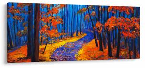 Obraz jesenného lesa (120x50 cm)