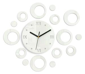 Moderné nástenné hodiny RINGS WHITE white