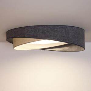 BRILAGI- LED stropné svietidlo VELVET TWIST LED/24W/230V 4000K pr. 55 cm šedá/kr