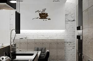 Moderné nástenné hodiny Cup Clock