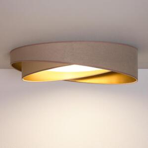 BRILAGI- LED stropné svietidlo VELVET TWIST LED/24W/230V 4000K priemer 55 cm béžová/zlatá