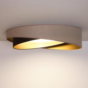 BRILAGI-LED Stropné svietidlo VELVET TWIST LED/24W/230V 4000K pr. 55 cm béžová/hnedá/zlatá
