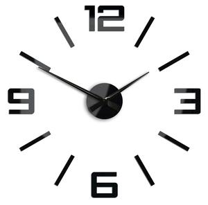 Moderné nástenné hodiny XL BLACK HMCNH065-black