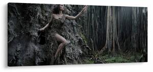 Obraz - Lesná víla (120x50 cm)