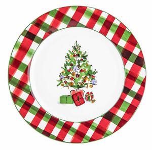Altom Porcelánový dezertný tanier Classic Christmas, 20 cm