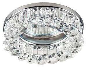 Emithor 71033 CRYSTALS DOWNLIGHT zápustné svietidlo GU10/50W,číry krištáľ/chróm