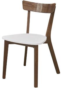 Jedálenská stolička Fiente CH - orech / biela