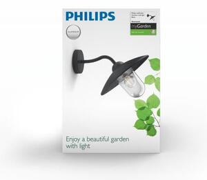 Philips 01643/30/PN Hammock nástenné svietidlo čierne 1x E27 IP44