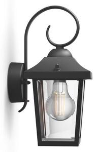 Philips 17236/30/PN Buzzard nástenné svietidlo čierne 1x E27 IP44