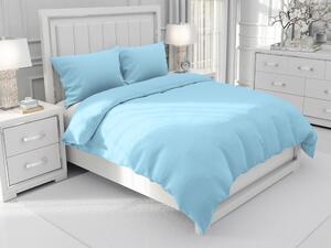 Biante Bavlnené jednofarebné posteľné obliečky Moni MO-008 Ľadové modré Jednolôžko 140x200 a 70x90 cm