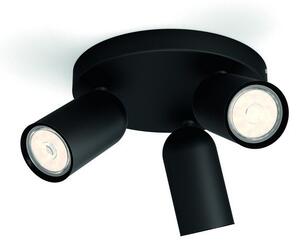 Philips 50583/30/PN Pongee spot 3xGU10 čierny