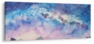 Obraz - Mliečna dráha, aquarel (120x50 cm)