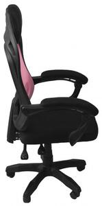 Kancelárska stolička Oscar - čierna/ružová