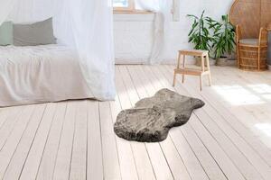 KOŽUŠINOVÝ KOBEREC, 60/90 cm, hnedá, olivovozelená - Online Only bytové doplnky, Online Only