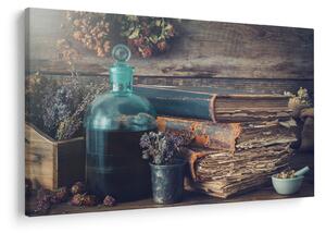 Obraz - Stolík apatykárky (90x60 cm)
