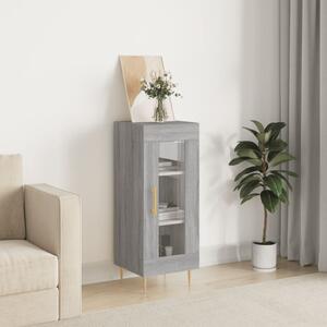 Komoda sivý dub sonoma 34,5x34x90 cm spracované drevo