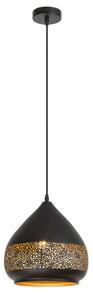 RABALUX 2278 Kaia závesné svietidlo E27 1x40W čierna, zlatá