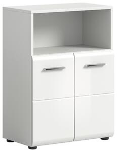 SPODNÁ SKRINKA, biela s vysokým leskom, biela, 60/82/30 cm MID.YOU - Kúpeľňové skrinky, Online Only