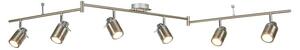 Searchlight 6606SS SAMSON stropné svietidlo GU10 6x4W 2100 lm IP44
