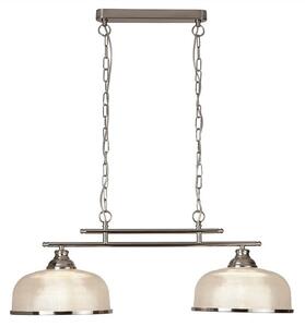 Searchlight 3592-2SS BISTRO závesné svietidlo E27 2x7W