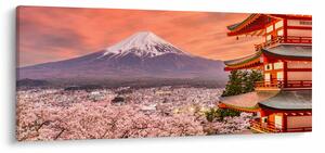 Obraz - Fujiyoshida, Japonsko (120x50 cm)