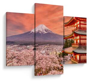 Obraz - Fujiyoshida, Japonsko (90x60 cm)