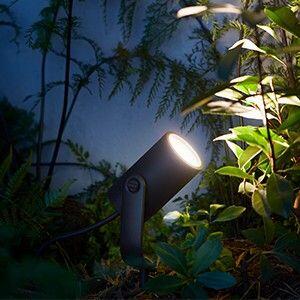 Philips HUE 17414/30/P7 Lily záhradný reflektor / 3x spot / kábel / napájanie 8W=650lm 2000 - 6500K