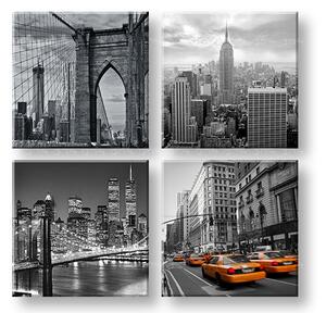 Obraz na stenu Big apple 4 dielny XOBKOL08E42